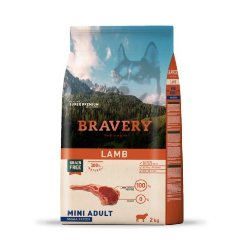 Bravery Lamb Mini Adult Small Breeds 2 kg kutyatáp