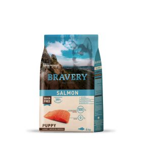 Bravery Salmon Puppy Large/Medium Breeds 4 kg kutyatáp