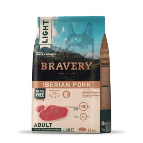   Bravery Iberian Pork LIGHT Adult Large/Medium Breeds 12 kg kutyatáp