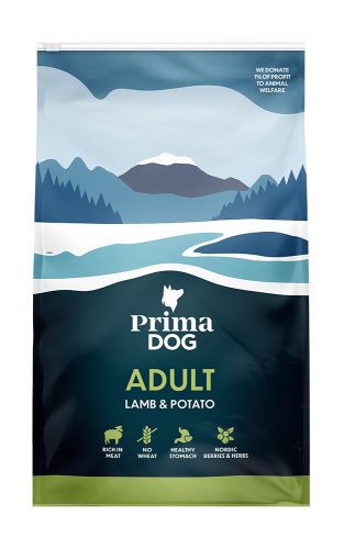 PrimaDog bárány burgonya szárazeledel felnőtt kutyák részére 3kg