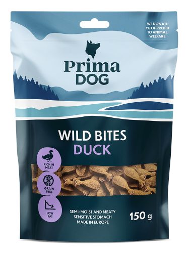 PrimaDog kutya jutalomfalat kacsa 150g