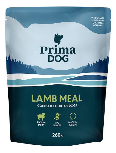 PrimaDog Lamb Alutasakos nedves kutyatáp 260g