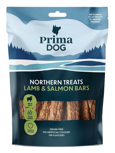 PrimaDog kutya jutalomfalat bárány lazac 80g