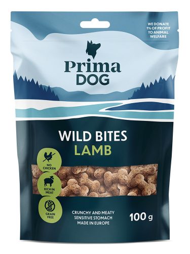 PrimaDog kutya jutalomfalat bárány homoktövis 100g