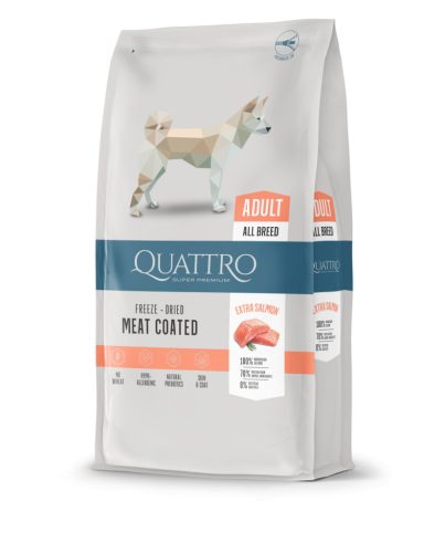 QUATTRO Super Premium ADULT SALMON kutyatáp 12kg