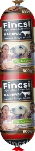 Fincsi kutyaszalámi 800g marha