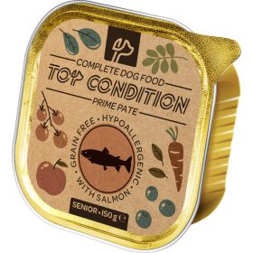 Top Condition alutálkás kutyaeledel senior lazac 150 g