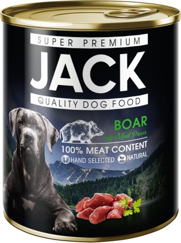 Jack konzerv 100% vadhús 800 g kutya