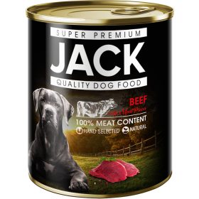 Jack konzerv 100% marhahús 800 g kutya