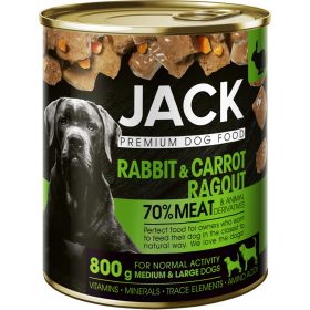 Jack kutya konzerv ragu nyúl-répa 800g
