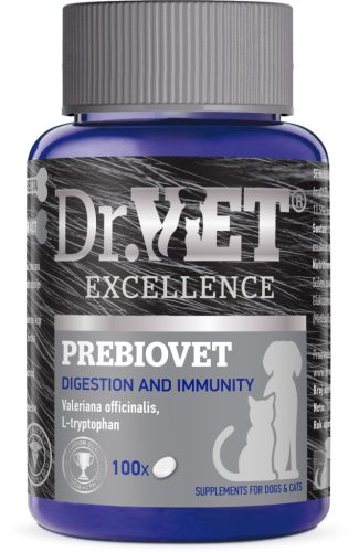 Dr. Vet Prebiovet táplálékiegészítő kutyáknak és macskáknak PREBIO 100 db
