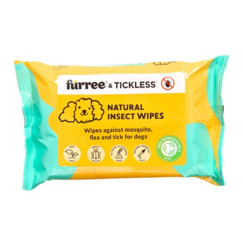 Fürree Wipes kullancs és szúnyogriasztó nedves törlőkendő