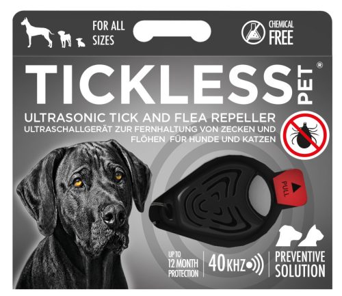 TICKLESS PET Fekete ultrahangos kullancsriasztó