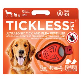 TICKLESS PET Narancs ultrahangos kullancsriasztó