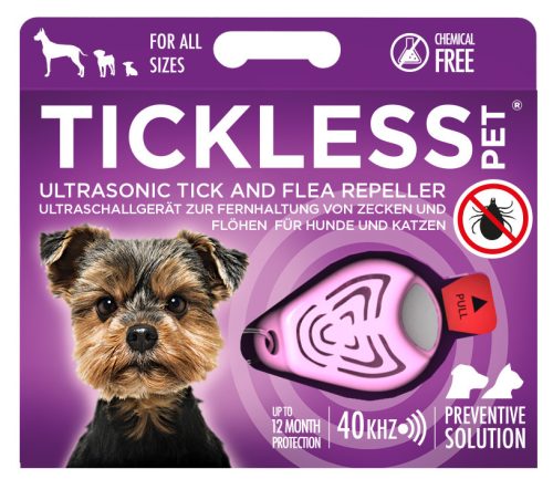 TICKLESS PET Pink ultrahangos kullancsriasztó