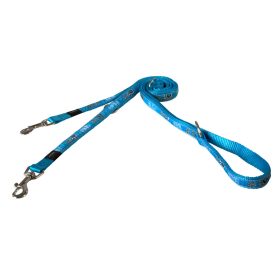   Rogz FANCY DRESS Multi-póráz XL 1,8 m Türkiz tappancsmintás