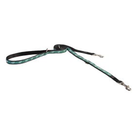 Rogz FANCY DRESS Multi-póráz L 1,8 m Türkíz mintás