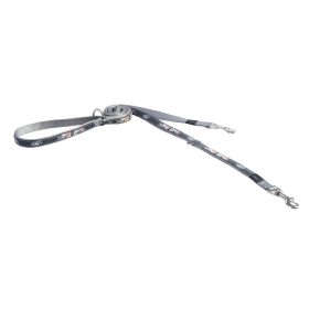 Rogz FANCY DRESS Multi-póráz L 1,8 m Korall virágmintás