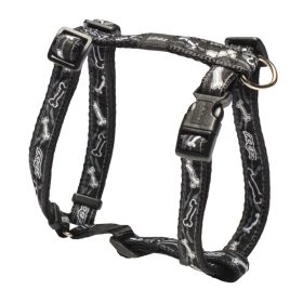 Rogz FANCY DRESS H-Hám XL Fekete csontmintás