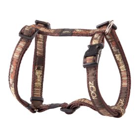 Rogz FANCY DRESS H-Hám XL Barna csontmintás