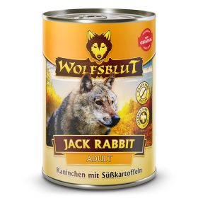   Wolfsblut Jack Rabbit Adult Nyúlhús Zöldséggel Konzerv nedves kutyatáp 395 g