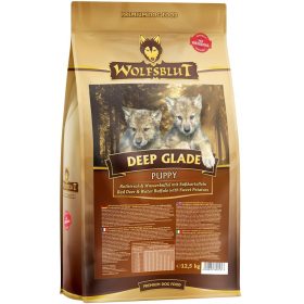   Wolfsblut Deep Glade Puppy Gímszarvas Vízibivallyal Édesburgonyával száraz kutyatáp 12,5 kg
