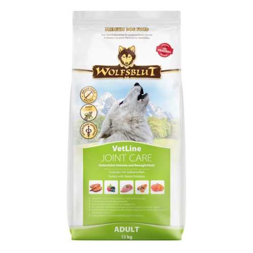 Wolfsblut VetLine Joint Care Pulyka Édesburgonyával száraz kutyatáp 12 kg