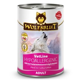   Wolfsblut VetLine Hypoallergenic Lóhús Konzerv nedves kutyatáp 395 g